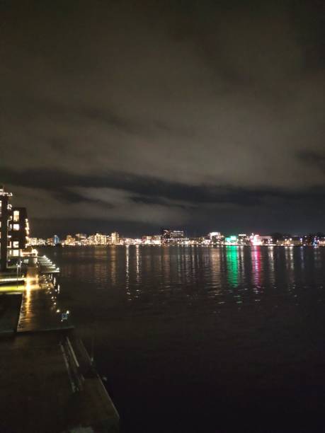 istock City lights at night and reflection in the waterfront 1294472601