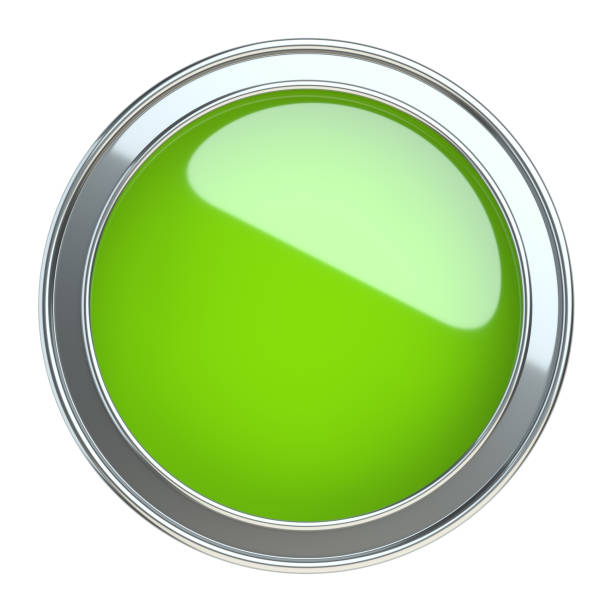 istock Opened metal can with green paint. 1294479799