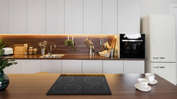 istock Modern kitchen room in new contemporary apartment 1294480993