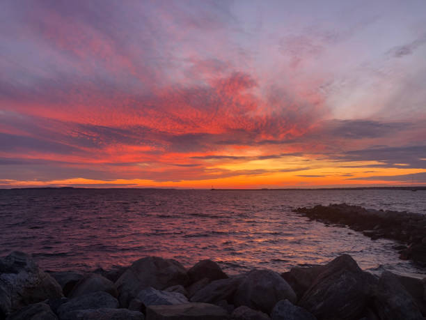 istock Spectacular Sunset in the Harbor 1294485232
