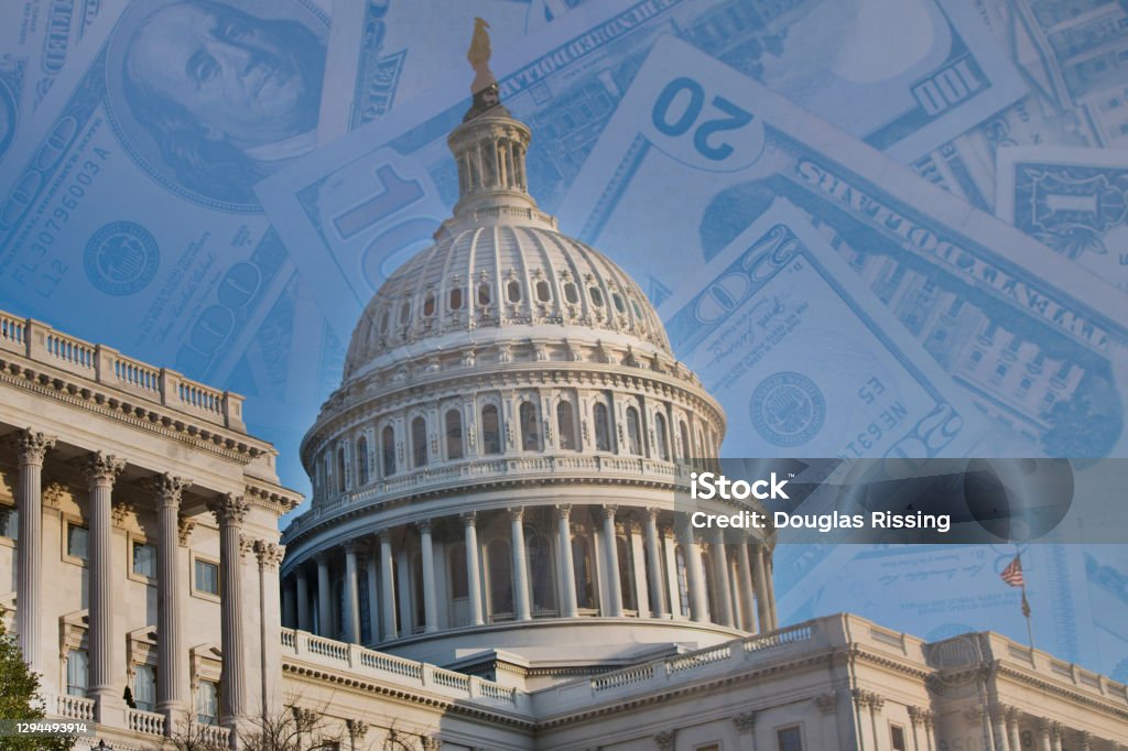 Political Contributions, Super PACs and Political Campaign Donations Government Stock Photo