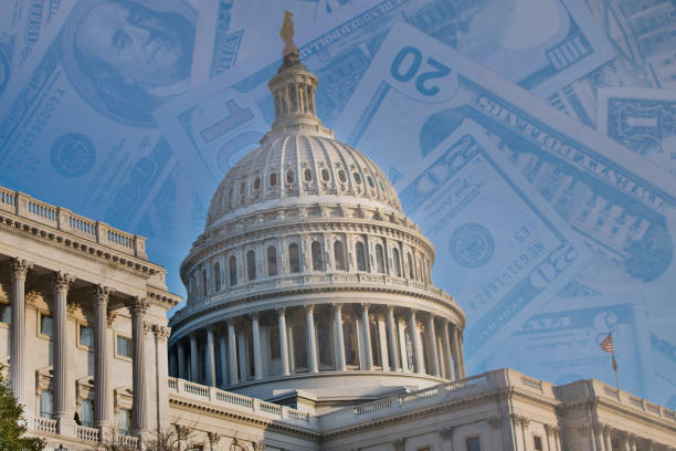Political Contributions, Super PACs and Political Campaign Donations Political Contributions, Super PACs and Political Campaign Donations giving money stock pictures, royalty-free photos & images