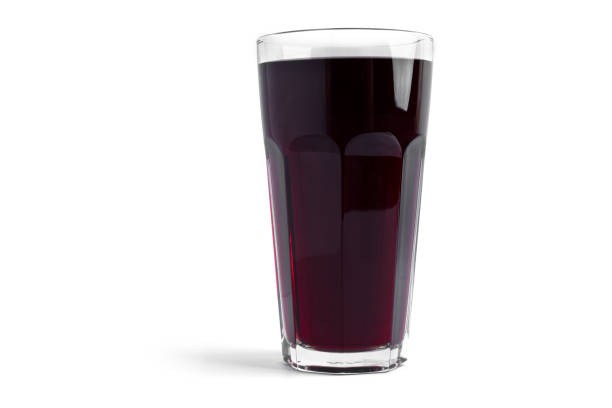 istock Cherry juice in bottle on a white background 1294497961