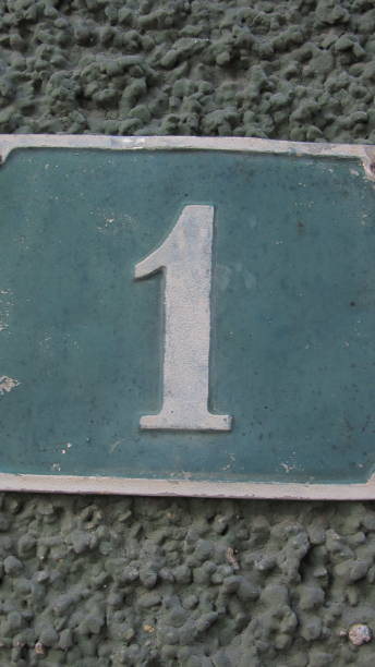 istock the number one, an arabic numeral 1294499713