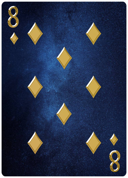 istock Eight of diamonds playing card 1294504089