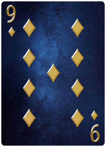 istock Nine of diamonds playing card 1294504139