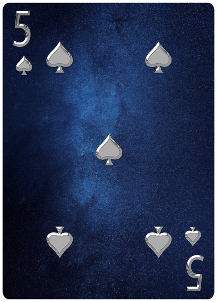 istock Five of Spades playing card 1294504250