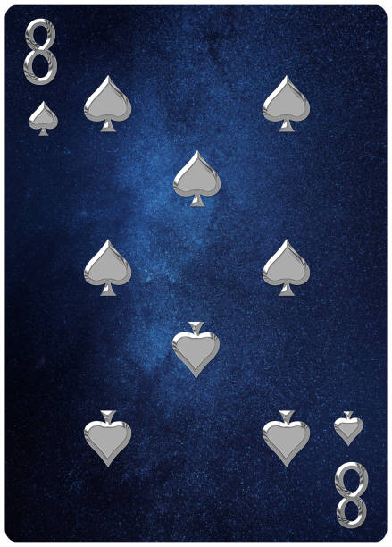 istock Eight of Spades playing card 1294504881
