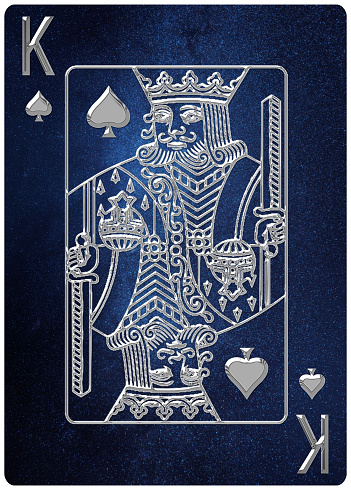 King Of Spades Playing Card Stock Photo - Download Image Now - King Card,  Black Color, Casino - iStock