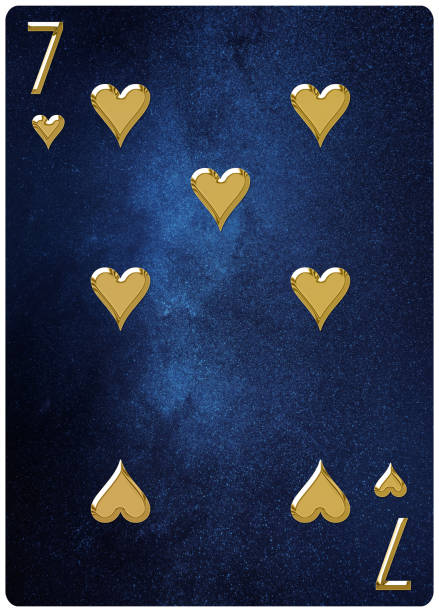 istock Seven of Hearts playing card 1294504994