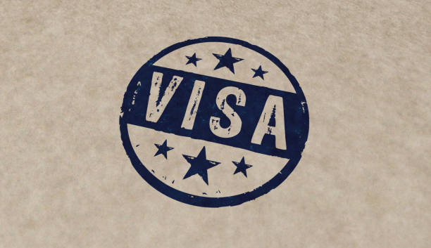 istock Visa stamp and stamping 1294505038