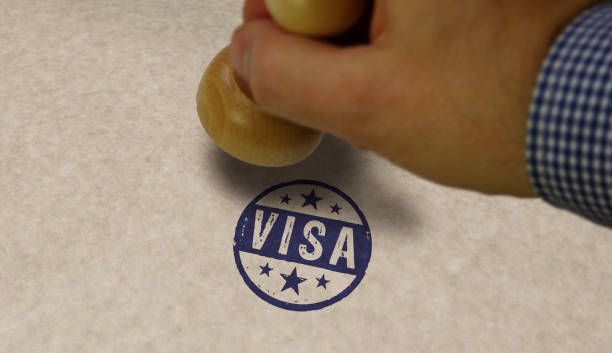 istock Visa stamp and stamping 1294505070