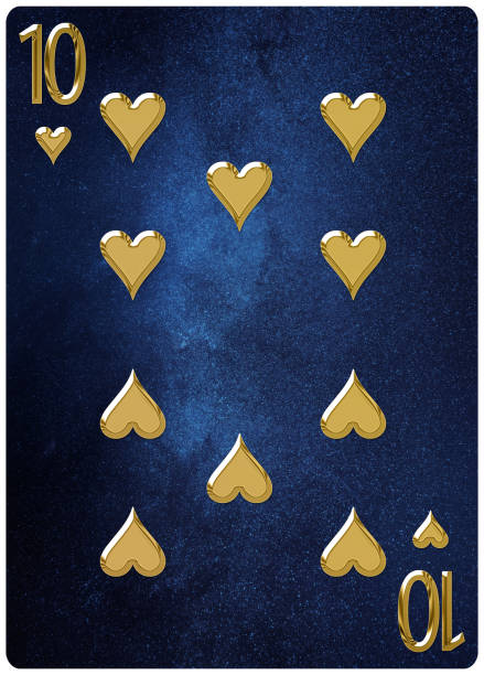 istock Ten of Hearts playing card 1294505784