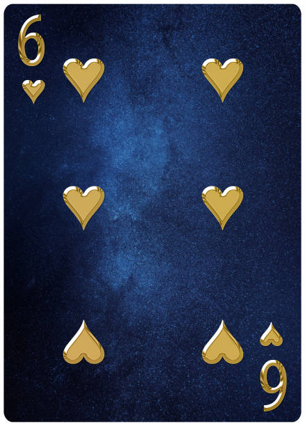 istock Six of Hearts playing card 1294505807