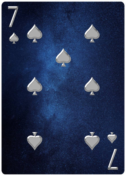 istock Seven of Spades playing card 1294505887