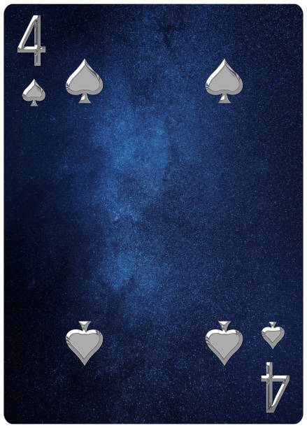 istock Four of Spades playing card 1294505912