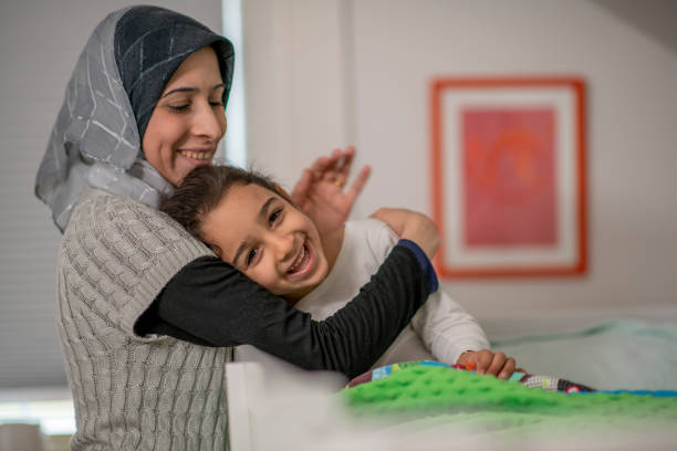 istock Muslim mother and daughter 1294511135