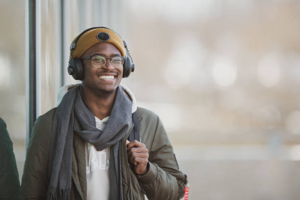 istock Enjoying my music! 1294519126
