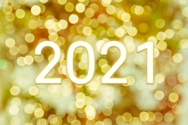 istock Happy New Year 2021. Bokeh Lights Abstract Background 1294519287