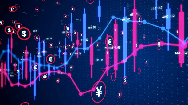 financial technology concept. fintech. electronic money. cryptocurrency. global finance. foreign exchange. forex. - moeda japonesa imagens e fotografias de stock