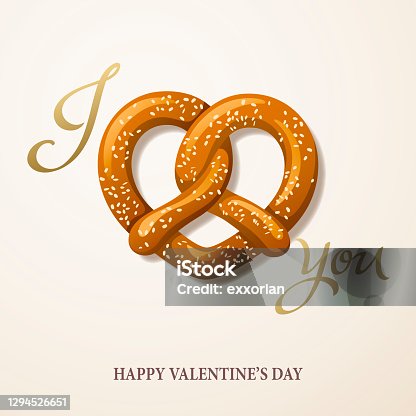 istock Valentine’s Day Pretzel Love 1294526651