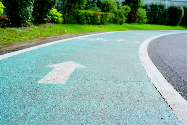 istock Green walking track in the park 1294530744