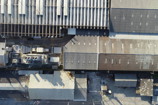 istock industry roof aerial top view UAV 1294544414
