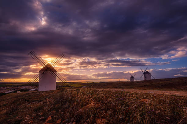 istock Windmills of Mota del Cuervo, Spain 1294559120