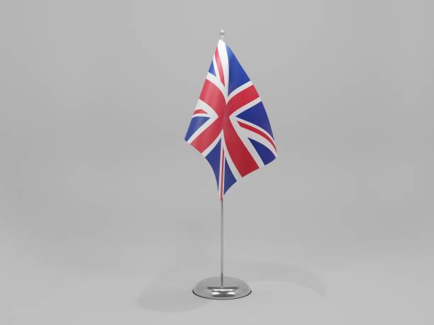 istock United Kingdom National Flag, White Background - 3D Render 1294560555