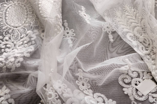 istock Elegant tulle curtain. Home decoration. 1294562711