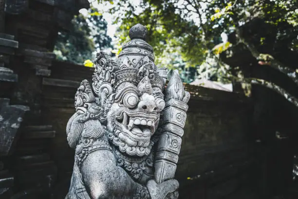 Photo of Hindu statue in Bali