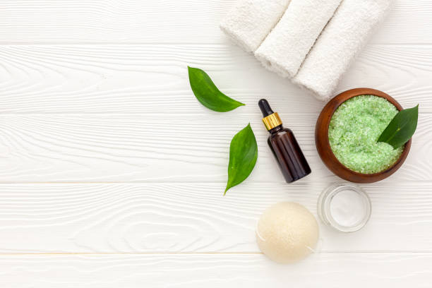 istock Herbal organic cosmetic set for homemade spa 1294565835