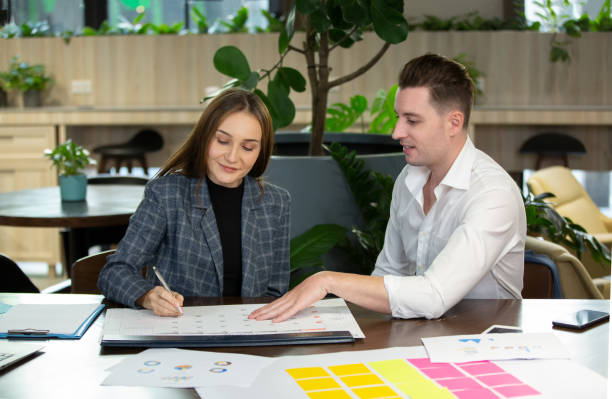 istock Business People Brainstorming At Office 1294567393