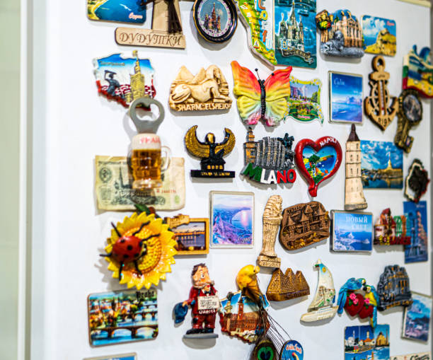 istock Fridge magnet from around the world - Guangzhou, China. 1294569086