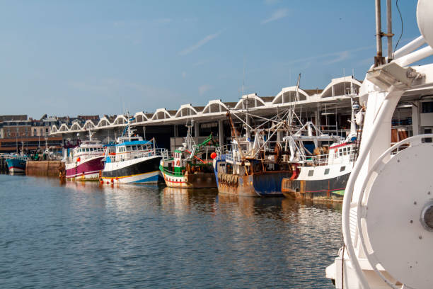 istock Dieppe. Chalutiers at the dock. Normandy. Seine-Maritime 1294573363