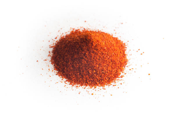 istock Red Chili Pepper Powder, Isolated on White 1294580722
