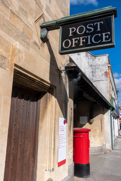 istock Post office branch on British high street 1294582586