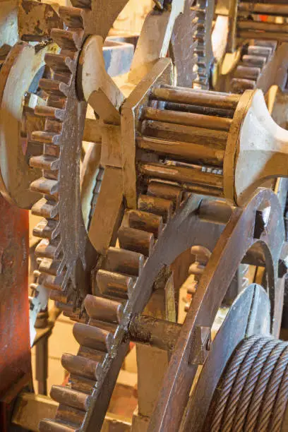 The toothwheel - detail of clockwork