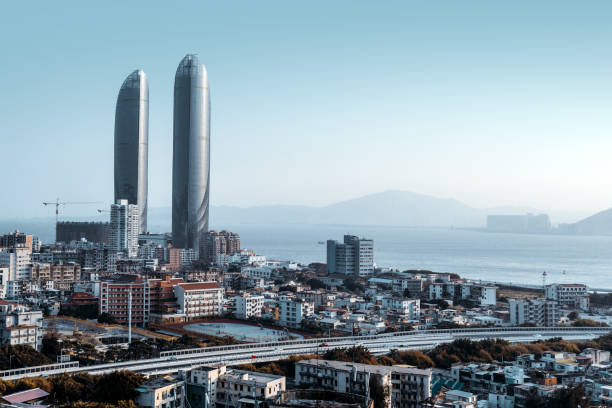 istock Urban architecture landscape in Siming District, Xiamen, China 1294587233