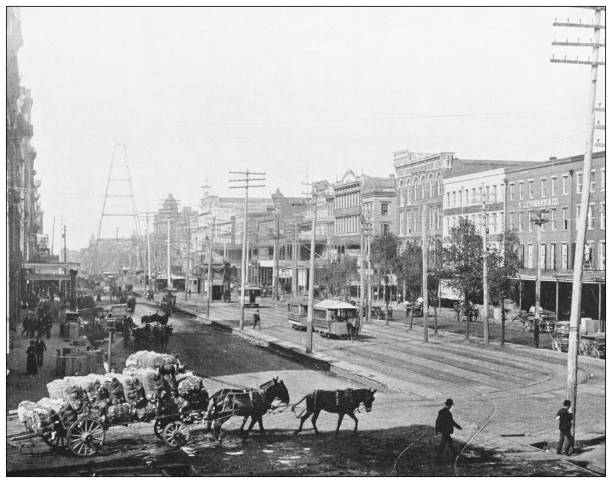 istock Antique photograph: Canal Street, New Orleans, Louisiana 1294588981