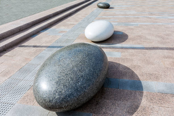istock large decorative polished stones lie on the pavement 1294591709