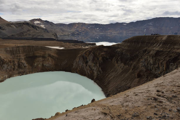 istock Lake Viti at Askja volcano 1294595178