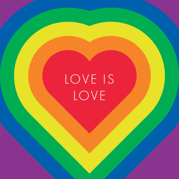 ilustrações, clipart, desenhos animados e ícones de amor é texto de amor, citação. textura de arco-íris lgbt. - symbols of peace flag gay pride flag banner