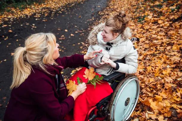 Photo of Sensory Stimulation with Autumnal Leaves