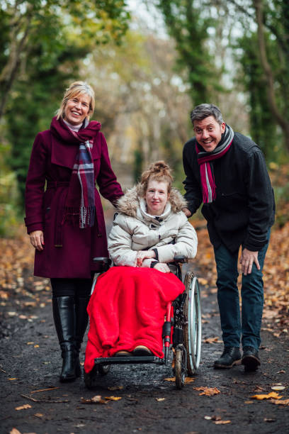 istock Family on an Autumn Walk 1294615639