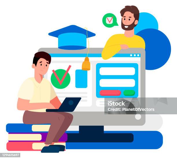 Test Elearning Images Online Testing Elearning Education And Assessment Concept Student And ...