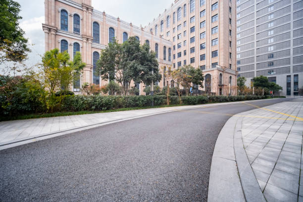 European architecture in Hangzhou business district, China