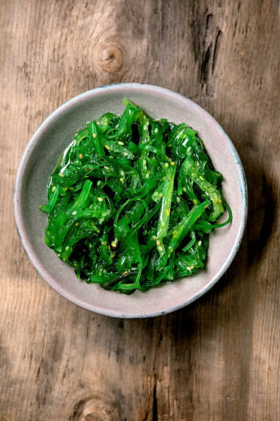istock Wakame seaweed salad 1294621583