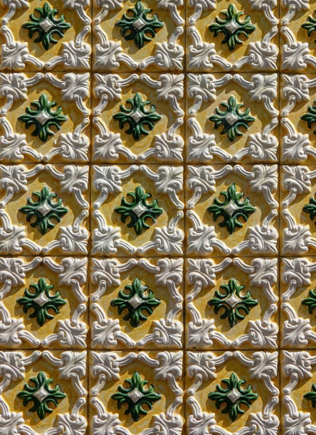istock Tile detail on a Portuguese building. 1294630575