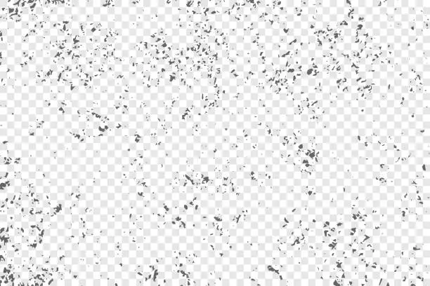 Vector illustration of Grunge texture isolated on transparent background